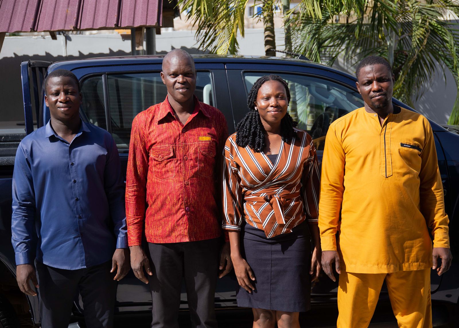 The SalsaOil administration team at the head office